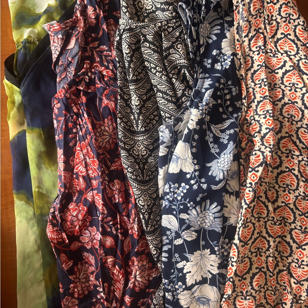 Floral and Patterned Shells/tanks